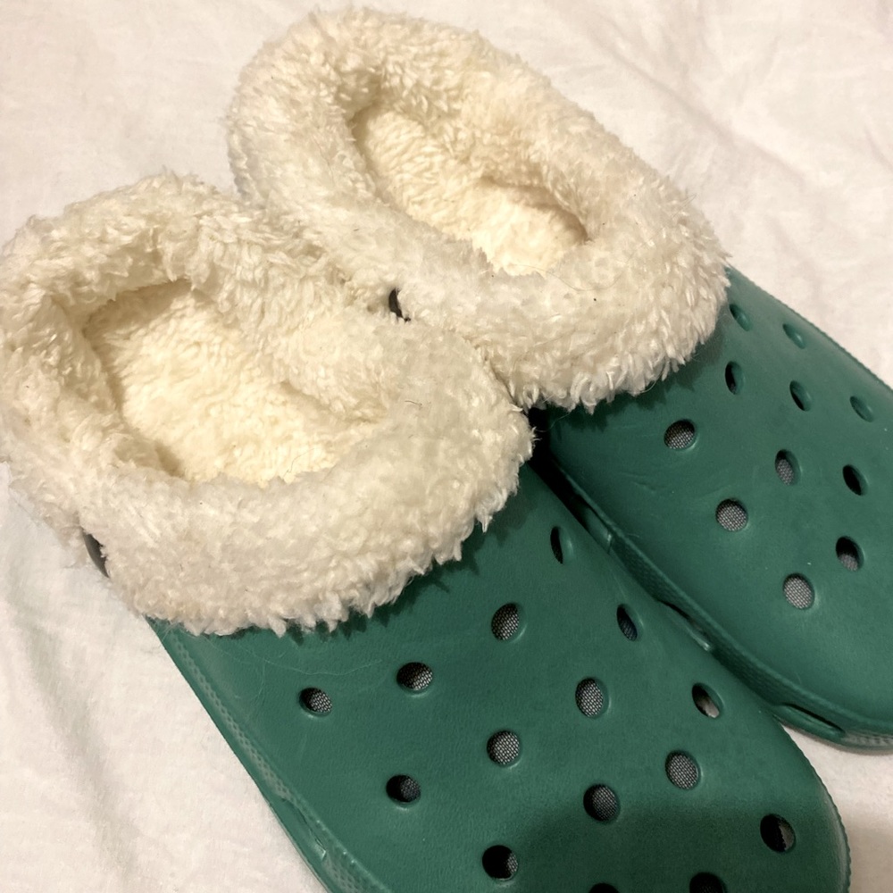 Fluffy slippers